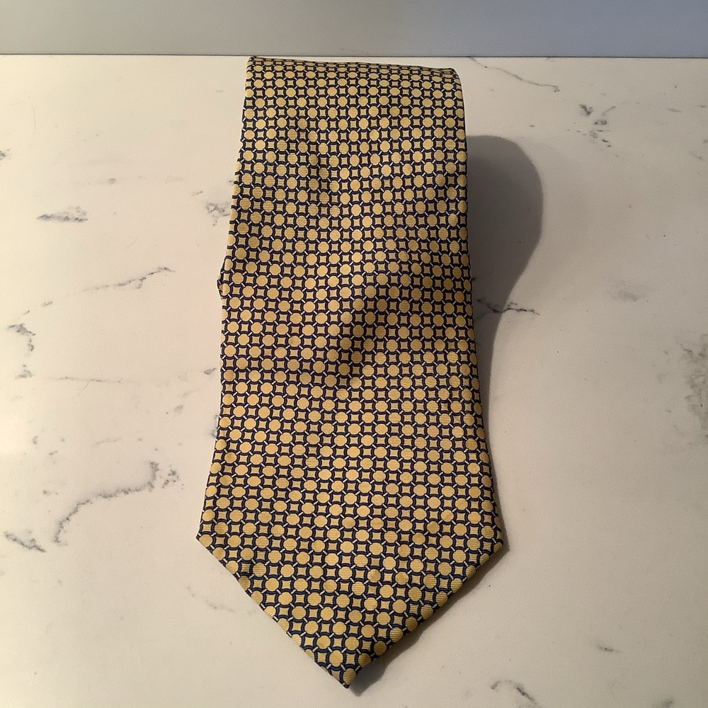 Men’s 100% silk tie